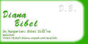 diana bibel business card